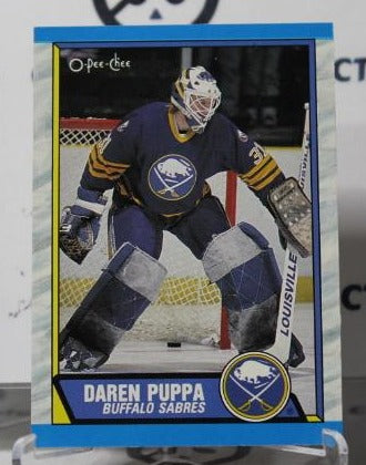 DARREN PUPPA # 200 O-PEE CHEE 1989-90 HOCKEY NHL GOALTENDER BUFFALO SABRES CARD