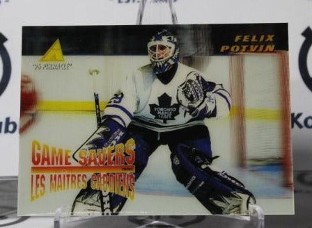 FELIX POTVIN # McD-26 PINNACLE McDONALD'S 1995-96 HOCKEY GOALTENDER TORONTO MAPLE LEAFS CARD