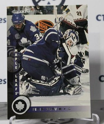 FELIX POTVIN # 154 DONRUSS 1997-98 HOCKEY GOALTENDER TORONTO MAPLE LEAFS CARD