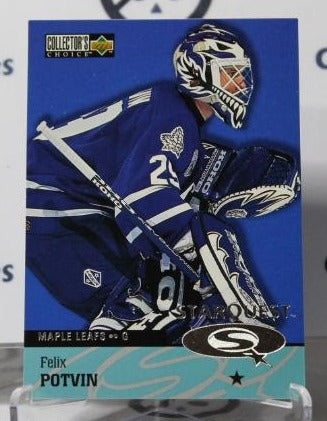 FELIX POTVIN # SQ29 UPPER DECK 1997-98 HOCKEY GOALTENDER TORONTO MAPLE LEAFS CARD