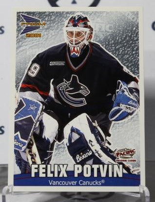 FELIX POTVIN # 9 PACIFIC McDONALD'S 2000-01 HOCKEY NHL GOALTENDER VANCOUVER CANUCKS CARD