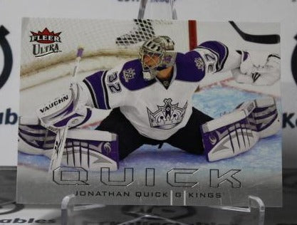 JONATHAN QUICK # 72 FLEER ULTRA 2009-10 HOCKEYNHL GOALTENDER L A KINGS CARD