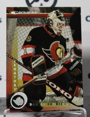 DAMIAN RHODES # 166 DONRUSS 1997-98  HOCKEY NHL GOALTENDER OTTAWA SENATORS CARD