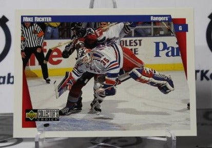 MIKE RICHTER # 161 UPPER DECK 1997-98 HOCKEY NHL GOALTENDER NEW YORK RANGERS CARD