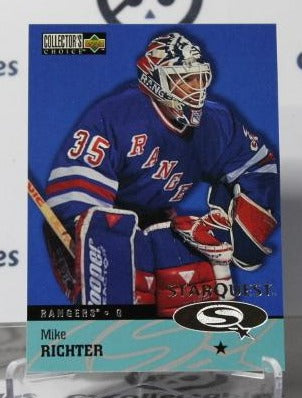 MIKE RICHTER # SQ30 UPPER DECK 1997-98 HOCKEY NHL GOALTENDER NEW YORK RANGERS CARD