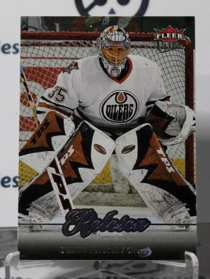 DWAYNE ROLOSON # 120 FLEER ULTRA 2007-08 HOCKEY NHL GOALTENDER EDMONTON OILERS CARD