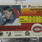 PATRICK ROY # 101 O-PEE CHEE PREMIER 1990-91 HOCKEY NHL GOALTENDER MONTREAL CANADIANS CARD