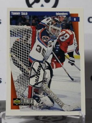 TOMMY SALO # 158 UPPER DECK 1997-98 HOCKEY NHL GOALTENDER  NEW YORK ISLANDERS CARD