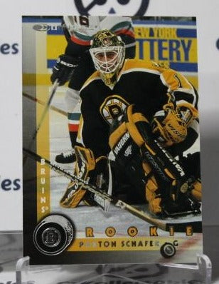 PAXTON SCHAFER # 201 RC DONRUSS 1997-98 HOCKEY GOALTENDER BOSTON BRUINS NHL CARD