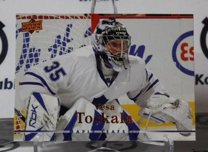 VESA TOSKALA # 397  UPPER DECK  2007-08 HOCKEY NHL GOALTENDER TORONTO MAPLE LEAFS CARD