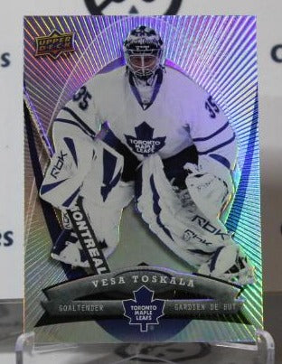 VESA TOSKALA # 46  UPPER DECK McDONALD'S  2008-09 HOCKEY NHL GOALTENDER TORONTO MAPLE LEAFS CARD