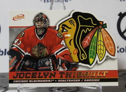 JOCELYN THIBAULT # 9 PACIFIC  McDONALD'S 2003-04 HOCKEY NHL GOALTENDER CHICAGO BLACKHAWKS CARD