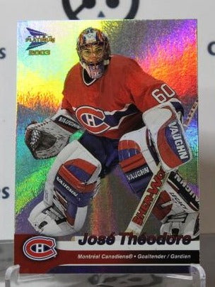 JOSE THEODORE # 22 PACIFIC McDONALD'S 2002-03 HOCKEY NHL GOALTENDER MONTREAL CANADIANS CARD