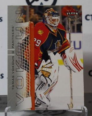 TOMAS VOKOUN # 66 FLEER ULTRA 2009-10 HOCKEY NHL GOALTENDER FLORIDA PANTHERS CARD