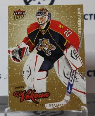 TOMAS VOKOUN #27 FLEER ULTRA 2008-09 HOCKEY NHL GOALTENDER FLORIDA PANTHERS CARD