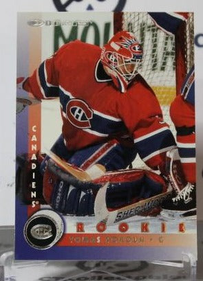 TOMAS VOKOUN # 209 ROOKIE DONRUSS 1997-98 HOCKEY NHL GOALTENDER MONTREAL CANADIANS CARD