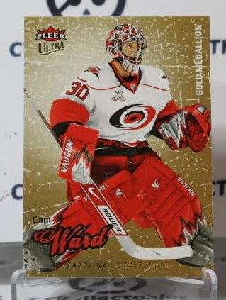 CAM WARD # 23 FLEER ULTRA 2008-09 HOCKEY NHL GOALTENDER CAROLINA HURRICANES CARD