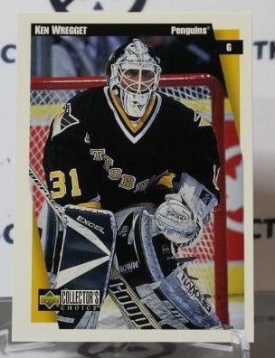 KEN WREGGET # 210 UPPER DECK 1997-98 HOCKEY NHL GOALTENDER PITTSBURGH PENGUINS CARD