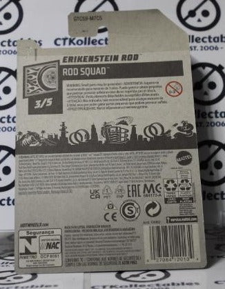 HOT WHEELS MATTEL ERIKENSTEIN ROD 3/10 ROD SQUAD 120/250 LONG CARD 2020