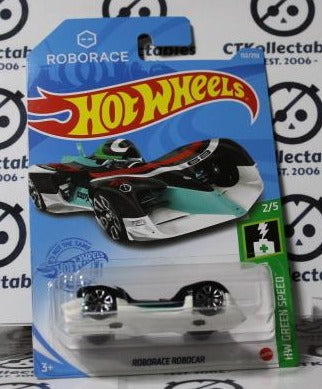 HOT WHEELS MATTEL ROBORACE 2/5 ROBOCAR 152/250 HW GREEN SPEED 2020