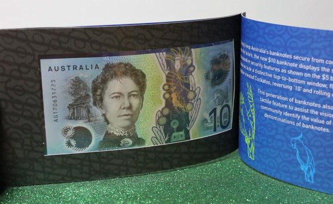 Australian - 2017 -  Next Generation of $10 Commemorative Banknote & Folder UNC AG170631773