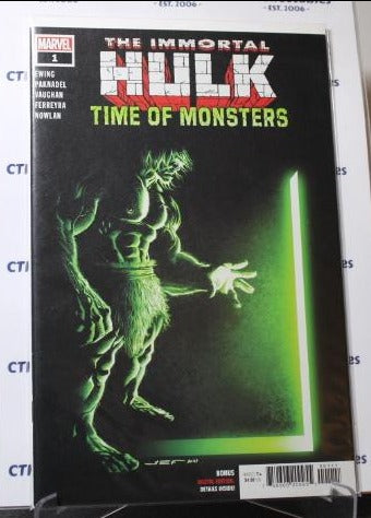 THE IMMORTAL HULK # 1  MARVEL TIME OF MONSTERS NM  COMIC BOOK