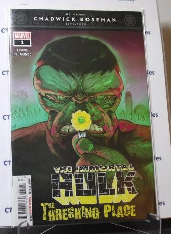 THE IMMORTAL HULK # 1  MARVEL CHADWICK BOSEMAN NM  COMIC BOOK