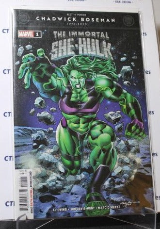 THE IMMORTAL SHE-HULK # 1 CHADWICK BOSEMAN NM MARVEL COMIC BOOK 2020