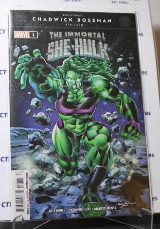 THE IMMORTAL SHE-HULK # 1 CHADWICK BOSEMAN NM MARVEL COMIC BOOK 2020