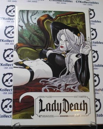 LADY DEATH # 1  VARIANT WRAP AROUND COVER NM BOUNDLESS COMICS 2011