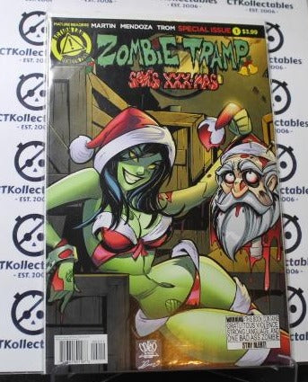 ZOMBIE TRAMP # 1 CHRISTMAS SPECIAL ISSUE NM ACTION LAB DANGER ZONE COMIC BOOK MATURE READERS