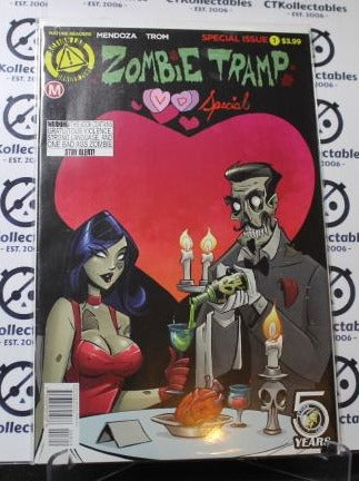 ZOMBIE TRAMP # 1 VALENTINE SPECIAL ISSUE NM ACTION LAB DANGER ZONE COMIC BOOK MATURE READERS