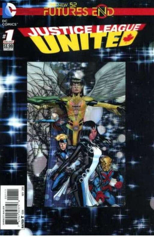 JUSTICE LEAGUE AMERICA UNITED # 1 FUTURES END 3D VARIANT DIRECT SALES DC  COMIC BOOK 2014