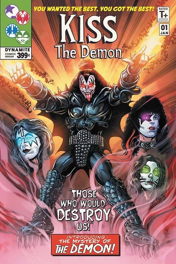 KISS THE DEMON # 1  VARIANT MANDRAKE HOMAGE  COVER 1ST ISSUE DYNAMITE COMIC BOOK  2017