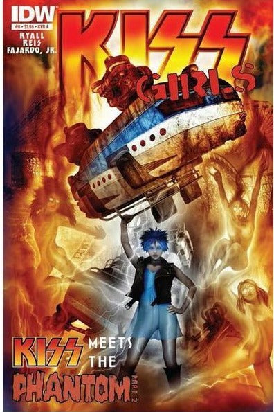 KISS GIRLS #6 KISS MEETS THE PHANTOM A COVER IDW COMICS  2012