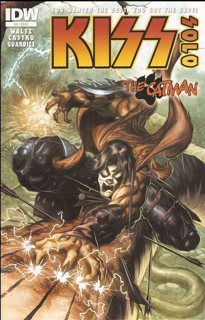 KISS SOLO # 4 THE CATMAN NM IDW COMIC BOOK 2013