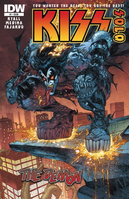 KISS SOLO # 1 THE DEMON NM IDW COMIC BOOK 2013