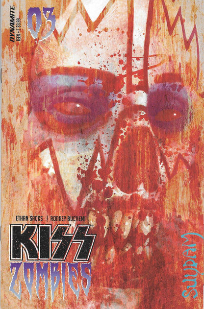 KISS ZOMBIES # 03 VARIANT ACE FREELY COVER NM DYNAMITE COMICS 2019
