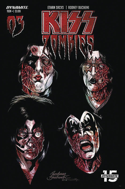 KISS ZOMBIES # 03 VARIANT GROUP COVER NM DYNAMITE COMICS NEW