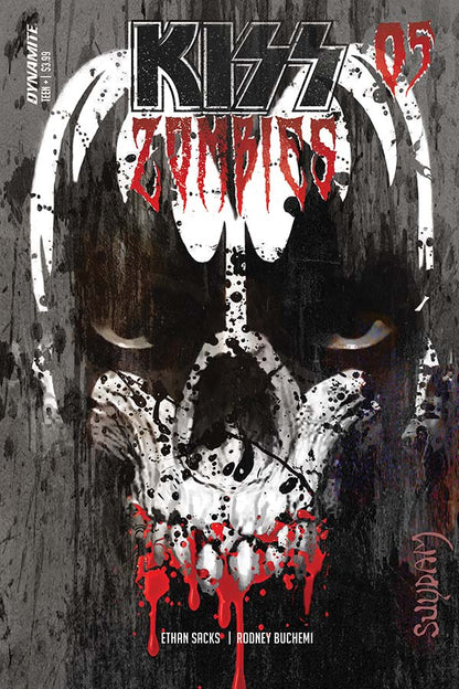 KISS ZOMBIES # 05 VARIANT GENE SKULL COVER DYNAMITE COMICS NM 2020