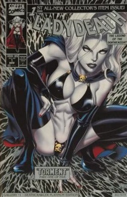 LADY DEATH # 1  VARIANT EDITION   COVER  HOMAGE  SPIDER-MAN # 1 COVER MARVEL COMIC BOOK 2018