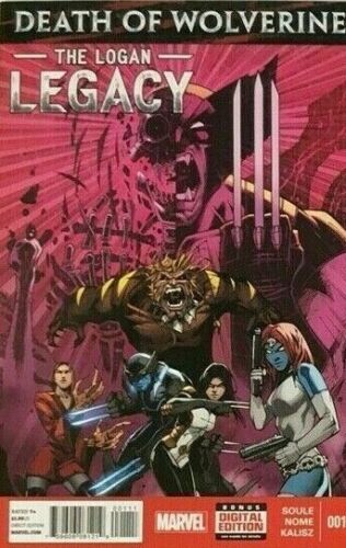 DEATH OF WOLVERINE  THE LOGAN LEGACY # 001 MARVEL COMICS  NM 2014