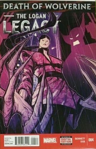 DEATH OF WOLVERINE  THE LOGAN LEGACY # 004 MARVEL COMICS  NM 2015