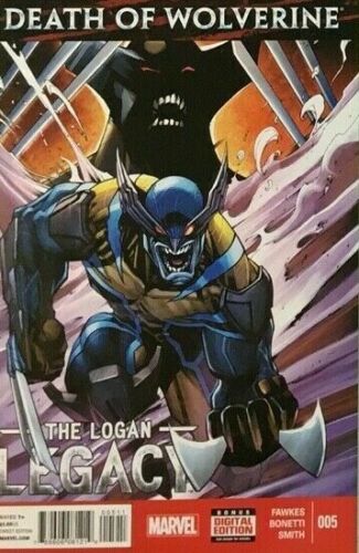 DEATH OF WOLVERINE  THE LOGAN LEGACY # 005 MARVEL COMICS  NM 2015