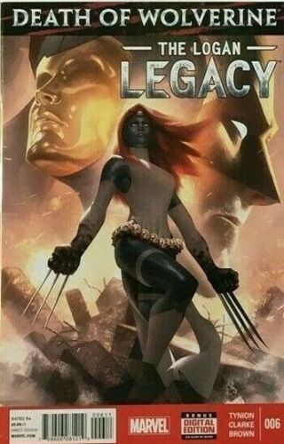 DEATH OF WOLVERINE  THE LOGAN LEGACY # 006 MARVEL COMICS  NM 2015