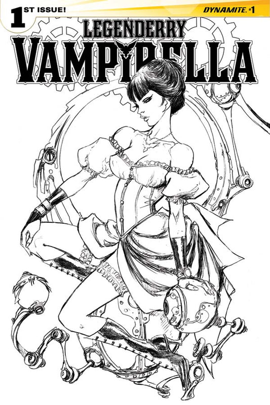 LEGENDERRY VAMPIRELLA: # 1 VARIAT SKETCH COVER DYNAMITE COMICS  COMIC BOOK 2015