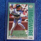 1992 FLEER MARK McGWIRE # 262 OAKLAND ATHLETICS BASEBALL CARD