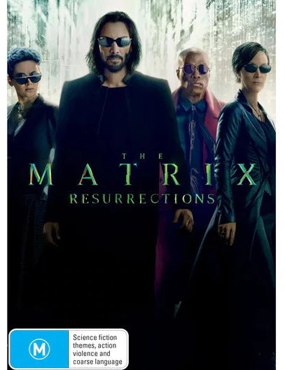 2021 THE MATRIX RESURRECTIONS MOVIE  DVD  PREOWNED