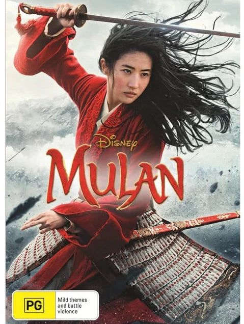 2020 MULAN DISNEY MOVIE  DVD  PREOWNED