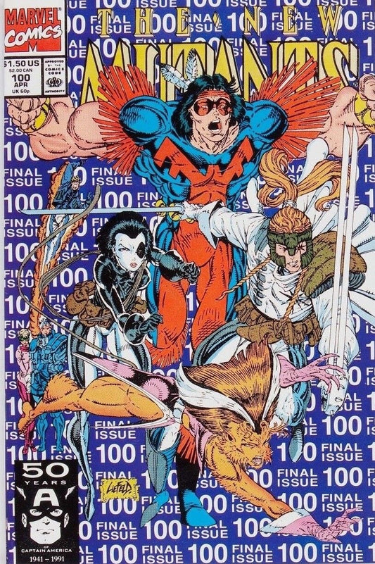 THE NEW MUTANTS # 100  MARVEL COMICS  NM 1991